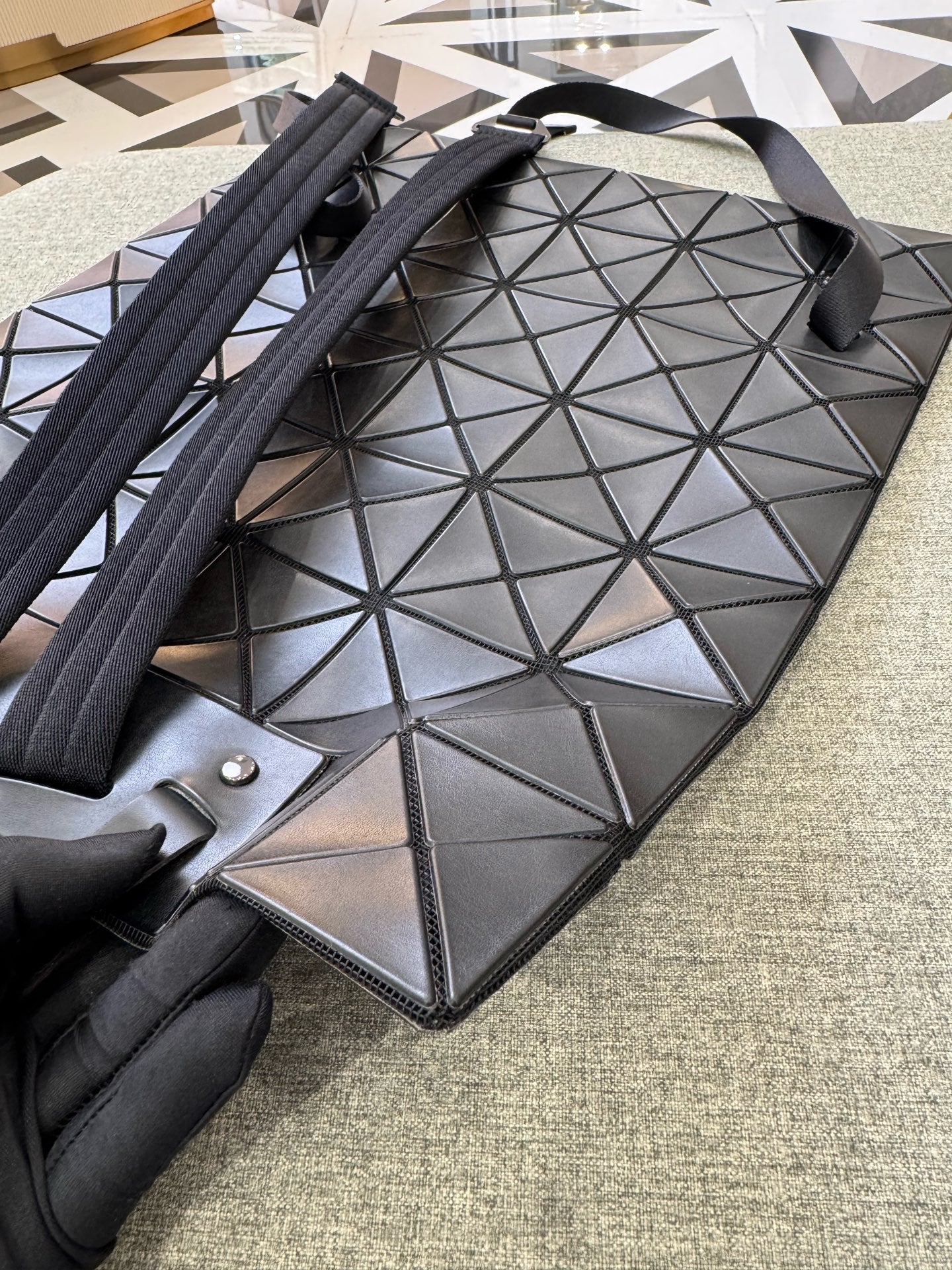 Issey Miyake Black Backpack