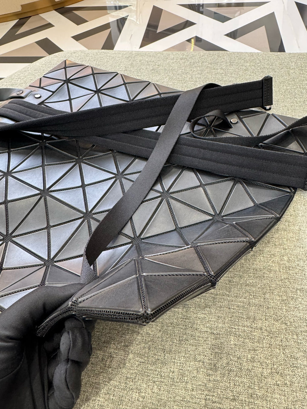 Issey Miyake Black Backpack