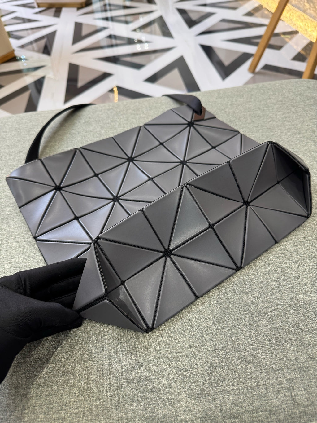 Issey Miyake Gray Crossbody