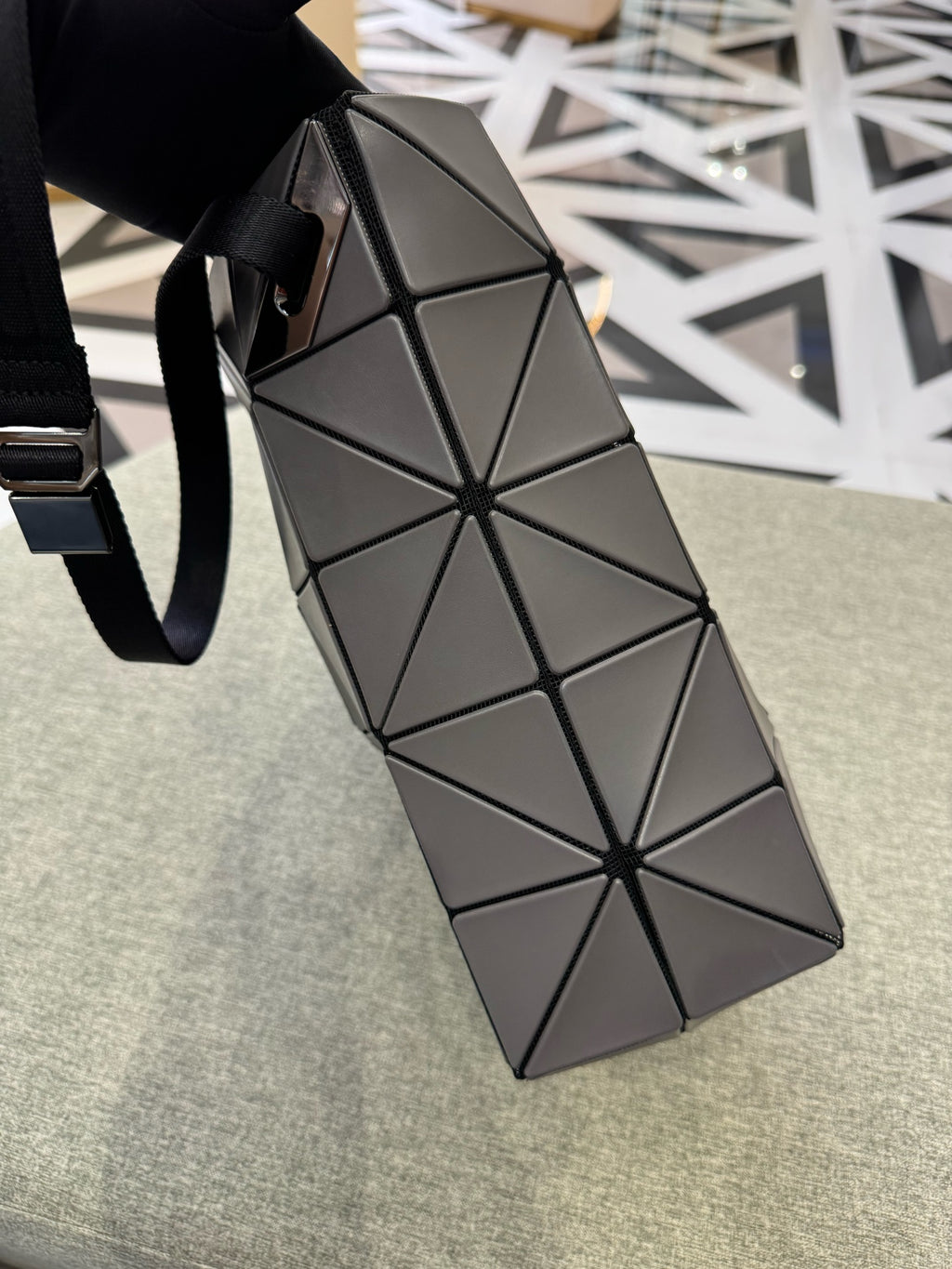 Issey Miyake Gray Crossbody