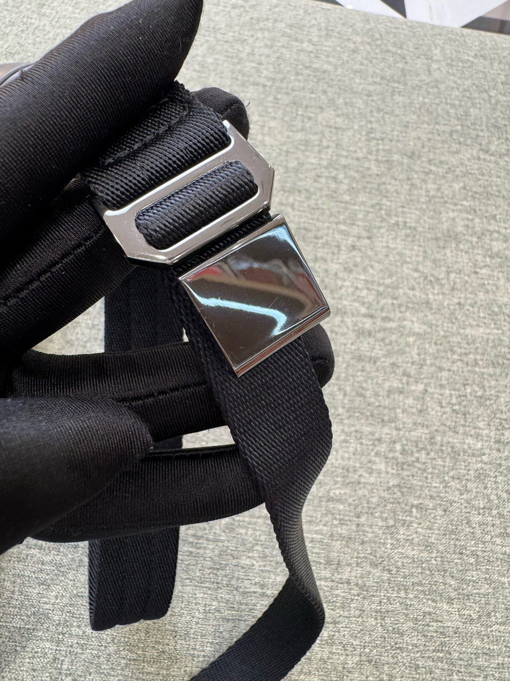 Issey Miyake Gray Crossbody