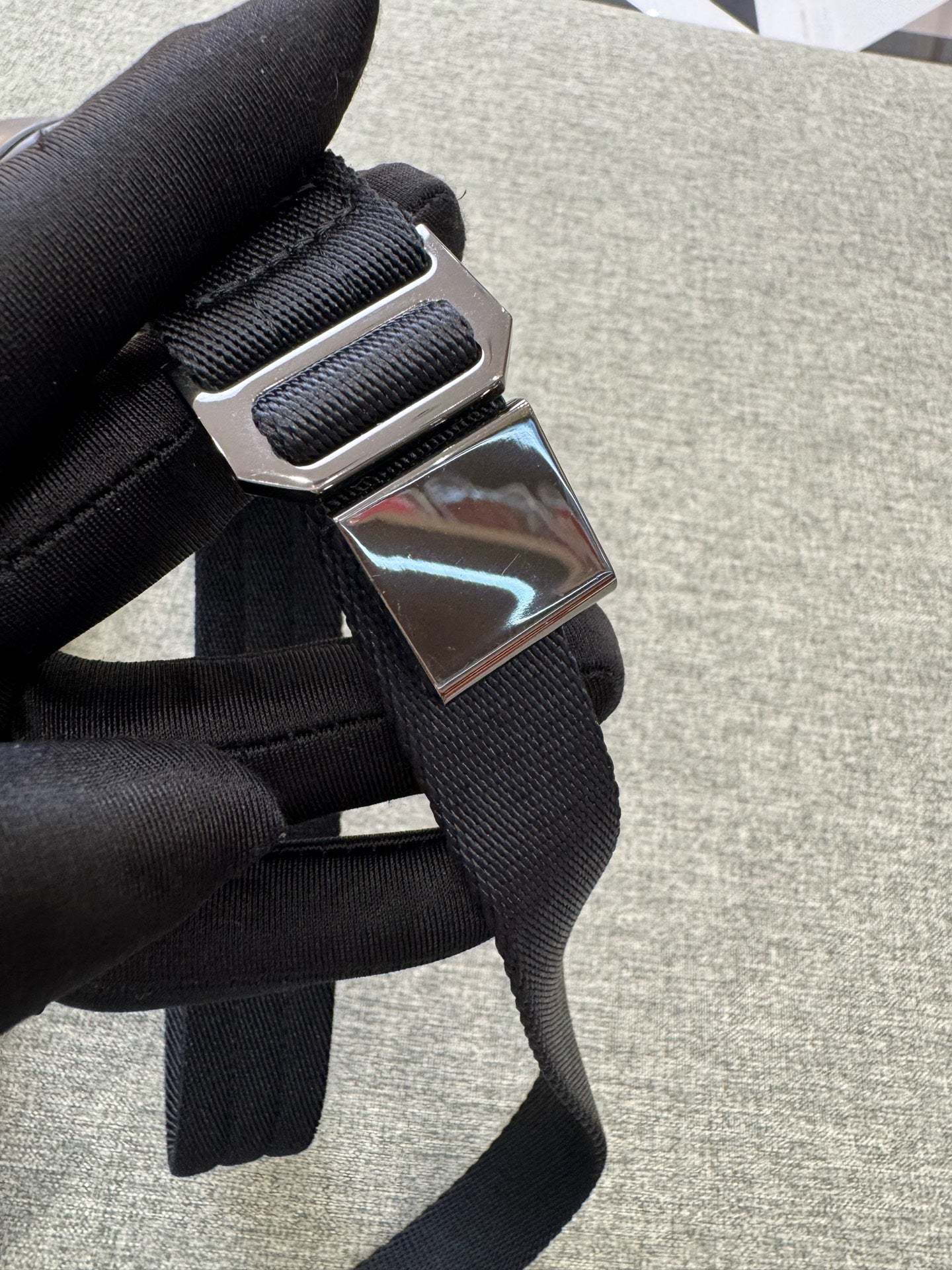 Issey Miyake Gray Crossbody