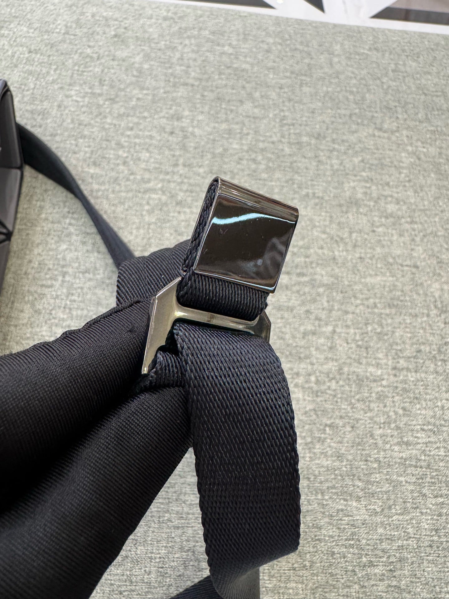 Issey Miyake Gray Crossbody