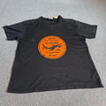 空白 Cotton Black T-shirt