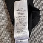 空白 Cotton Black T-shirt