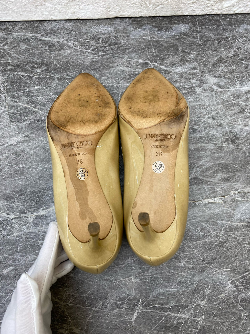Jimmy Choo Yellow High heels