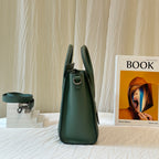 Celine Compact LUGGAGE Green Length 20 x Width 8.5 x Height 19 cm 189243DRU.29CN