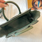 Celine Compact LUGGAGE Green Length 20 x Width 8.5 x Height 19 cm 189243DRU.29CN