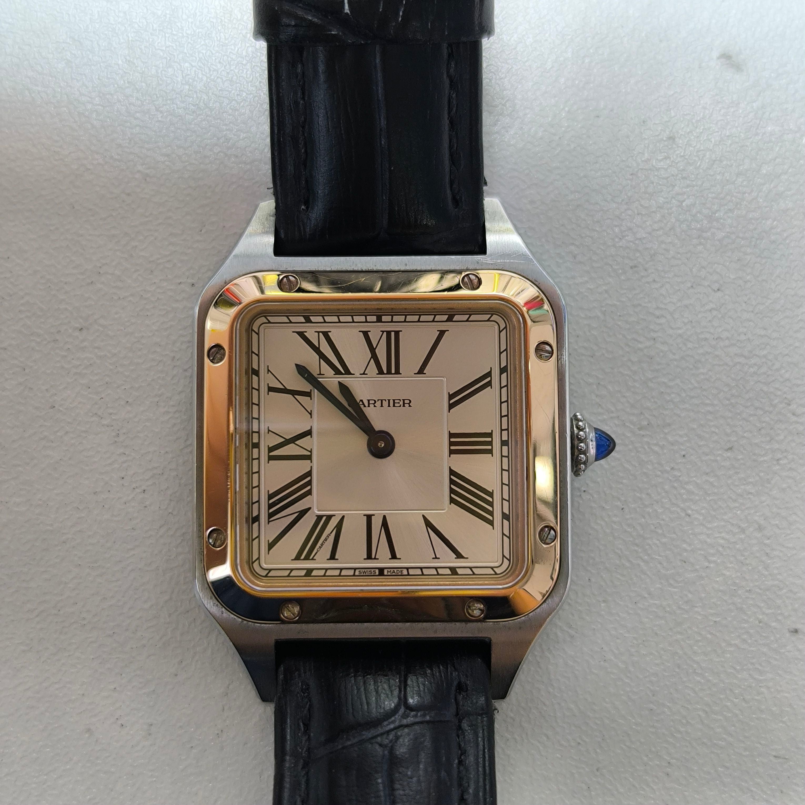 Cartier Santos-Dumont watch 38x27.5mm W2SA0012