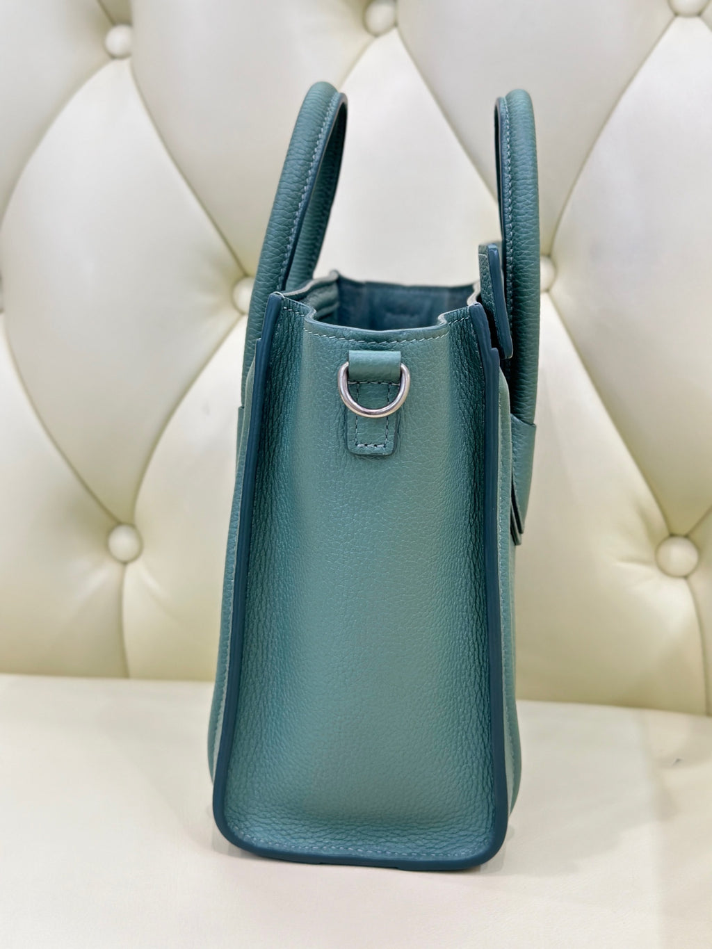 Celine Compact LUGGAGE Green Length 20 x Width 8.5 x Height 19 cm 189243DRU.29CN
