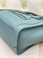 Celine Compact LUGGAGE Green Length 20 x Width 8.5 x Height 19 cm 189243DRU.29CN