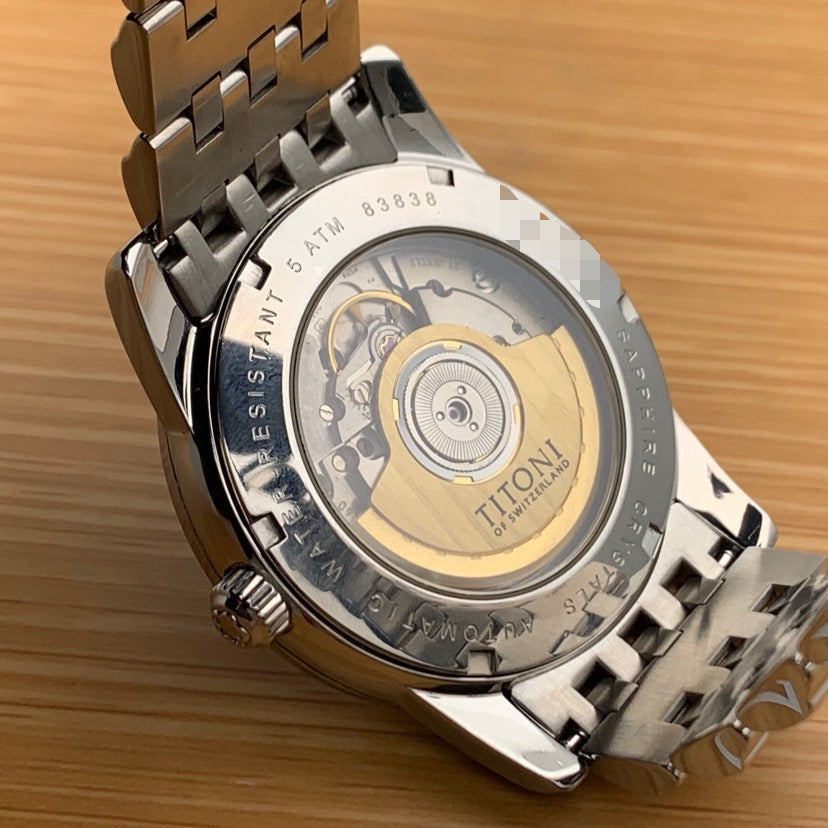 Longines Black Automatic (self-winding) watch