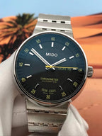 Mido Black Automatic (self-winding) watch