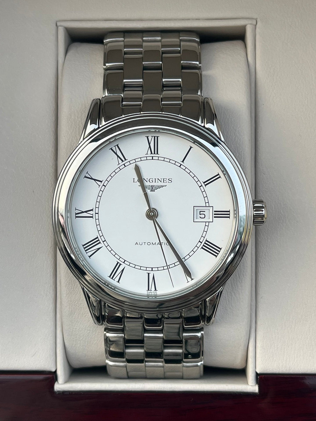 Longines Longines Military Flag Collection White Automatic (self-winding) watch 40.00mm L4.984.4.21.6