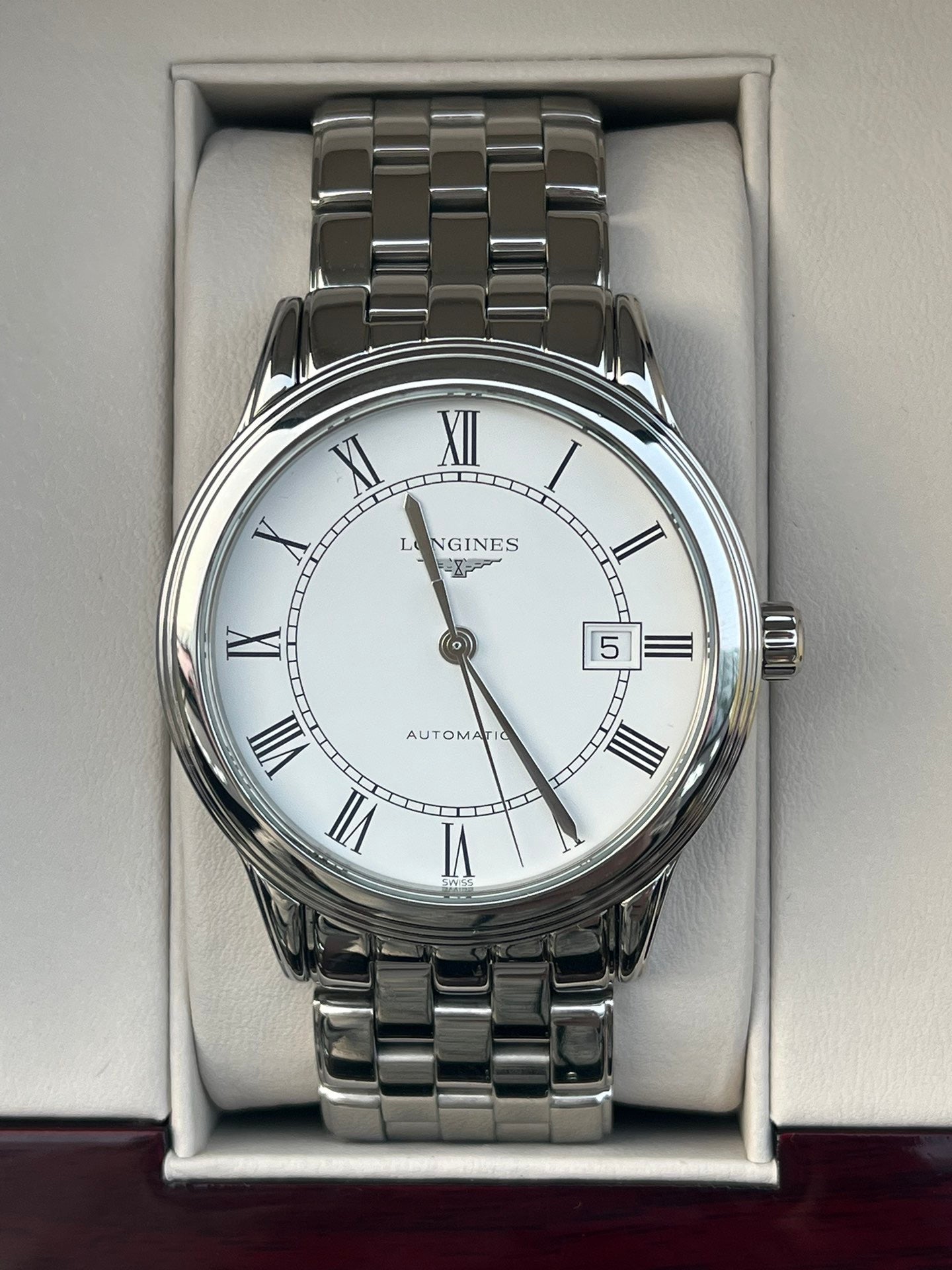 Longines Longines Military Flag Collection White Automatic (self-winding) watch 40.00mm L4.984.4.21.6