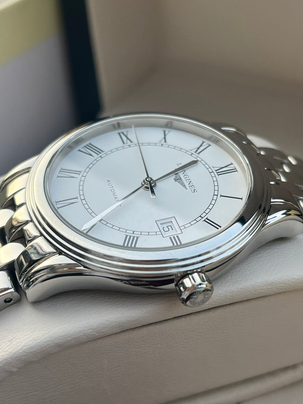 Longines Longines Military Flag Collection White Automatic (self-winding) watch 40.00mm L4.984.4.21.6