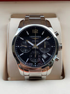 Longines Elegance Black Automatic (self-winding) watch 41 millimeters L2.786.4.56.6