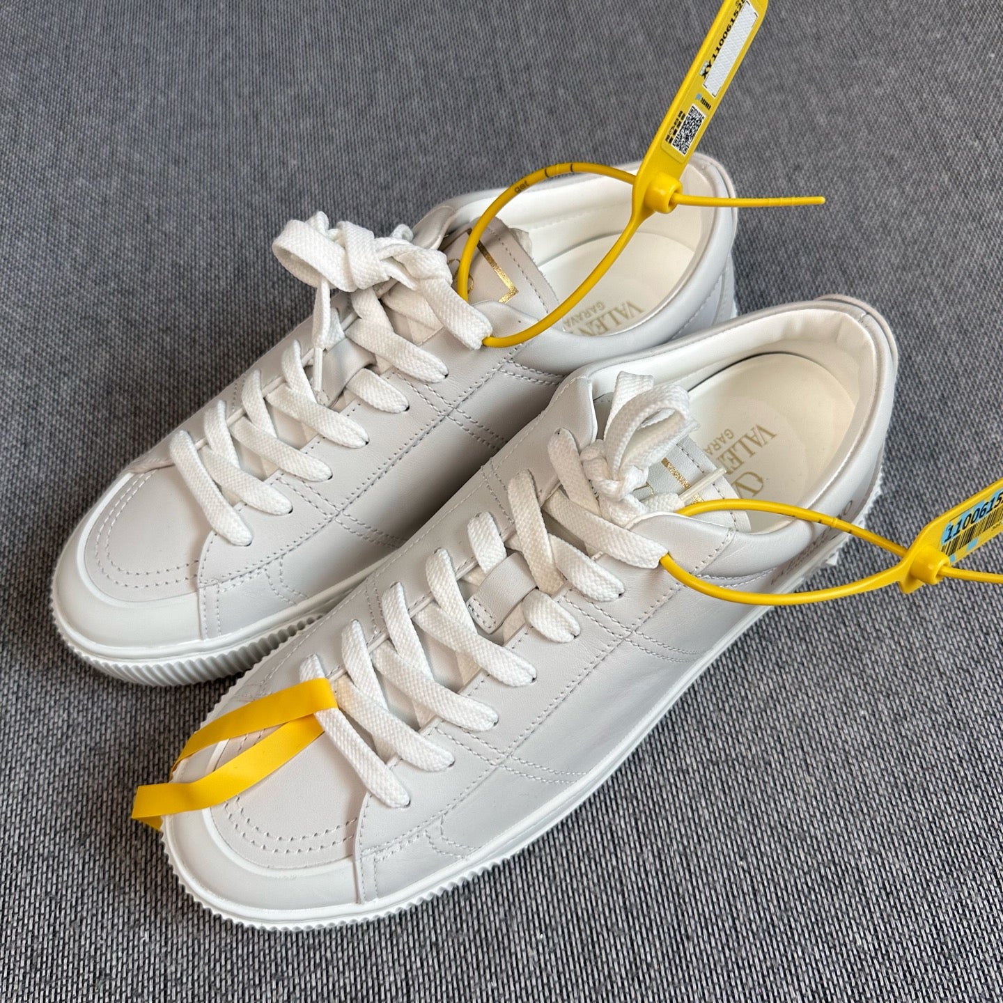 空白 Leather White Skate shoes