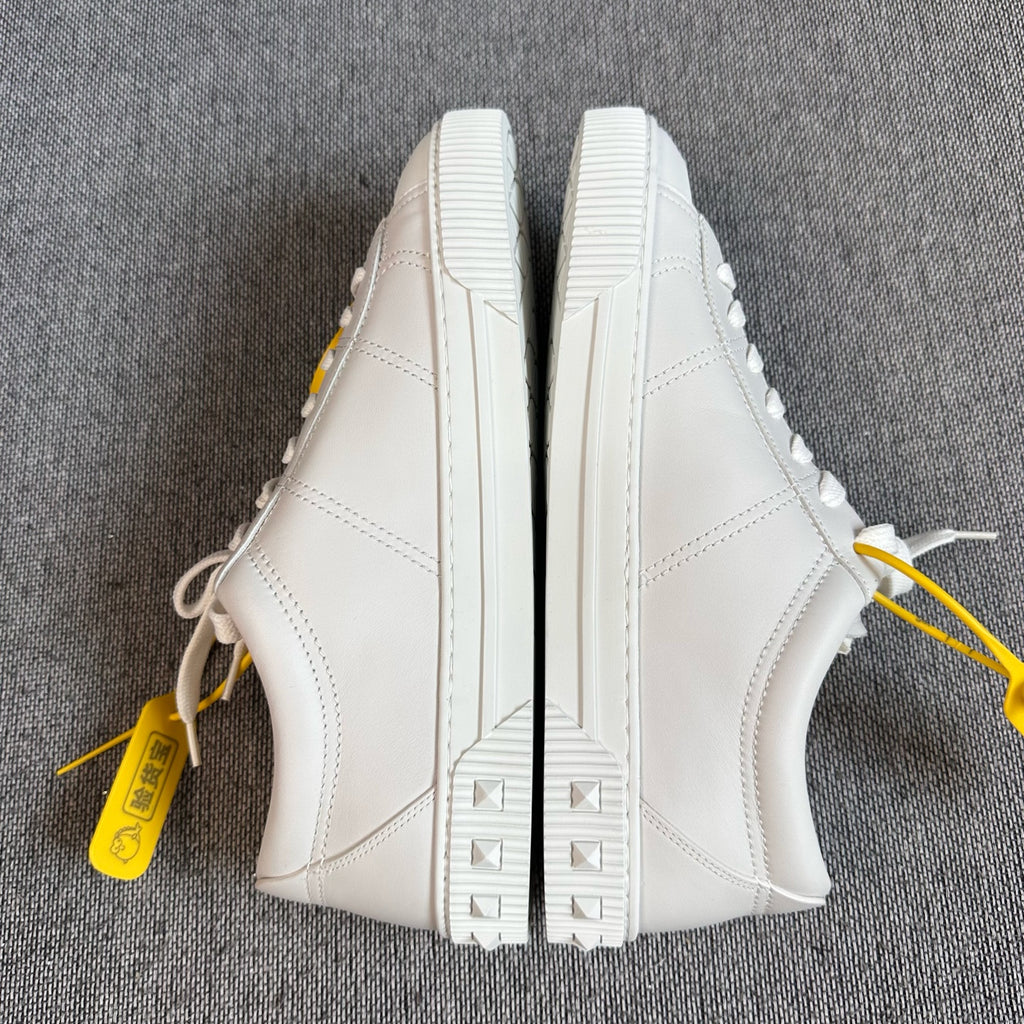 空白 Leather White Skate shoes
