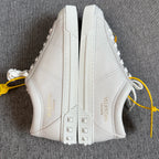 空白 Leather White Skate shoes