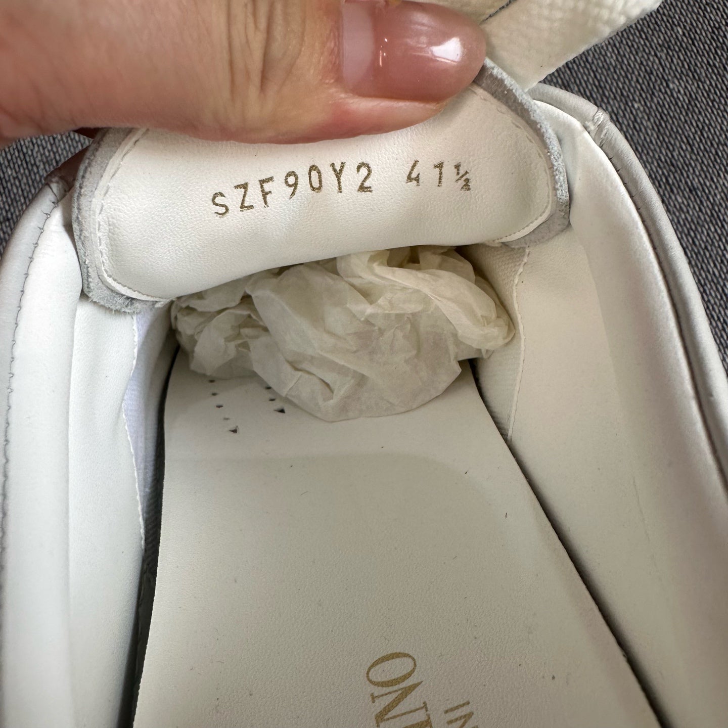 空白 Leather White Skate shoes