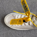 空白 Leather White Skate shoes