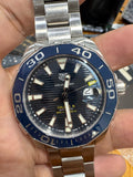 TAG Heuer Competitive potential Blue Automatic (self-winding) watch 43 millimeters WAY201B.BA0927