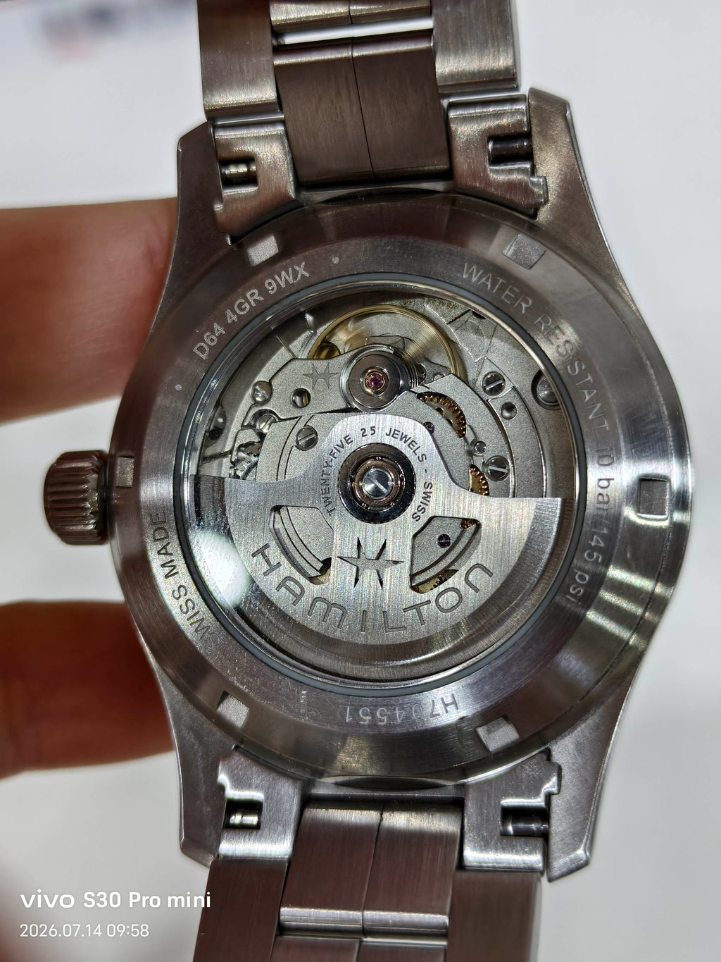 Hamilton Khaki Field Uniform Automatic (self-winding) watch 38 millimeters H70455133