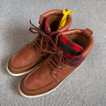 空白 Leather Ankle boots