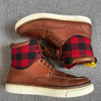空白 Leather Ankle boots