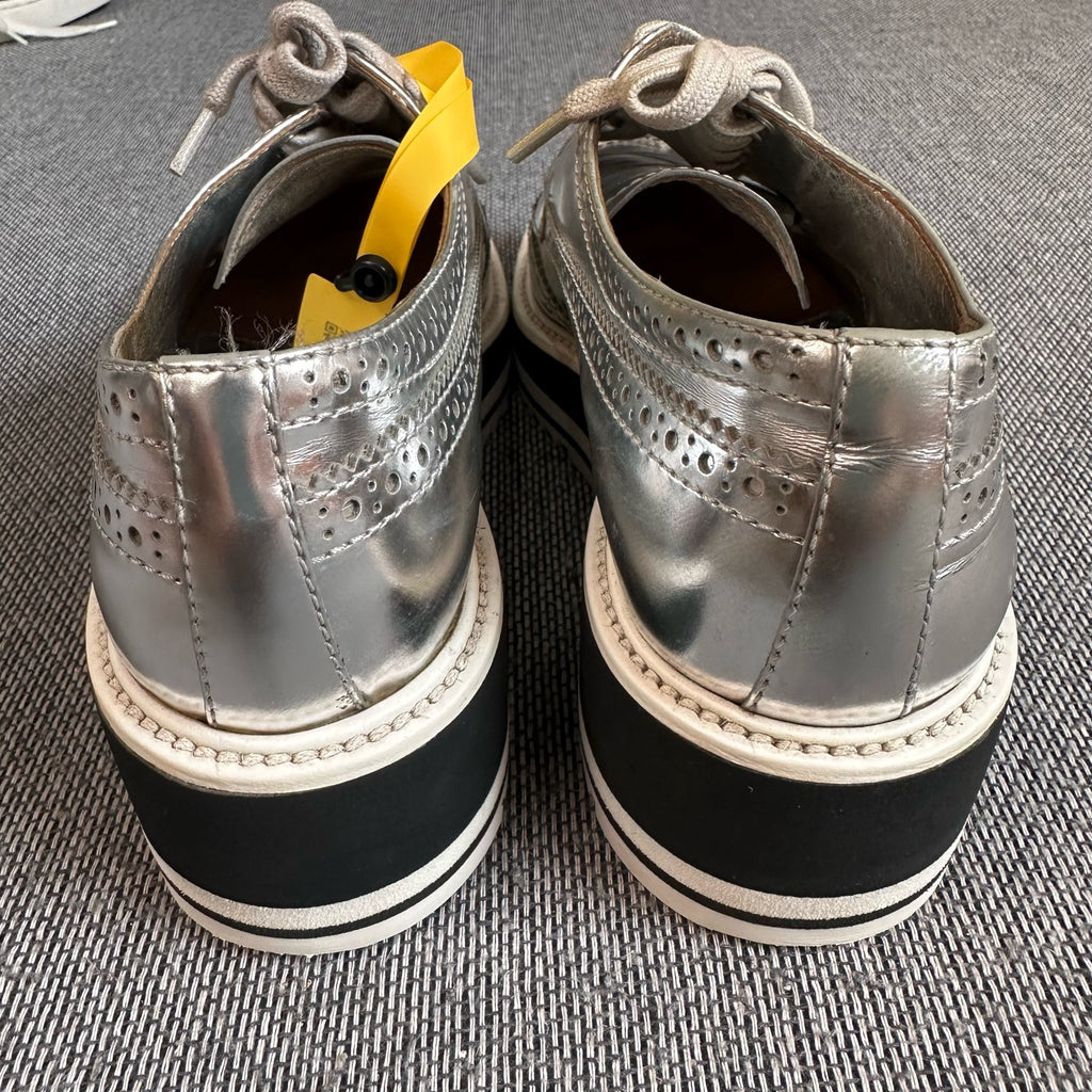 Prada Leather Gray Skate shoes