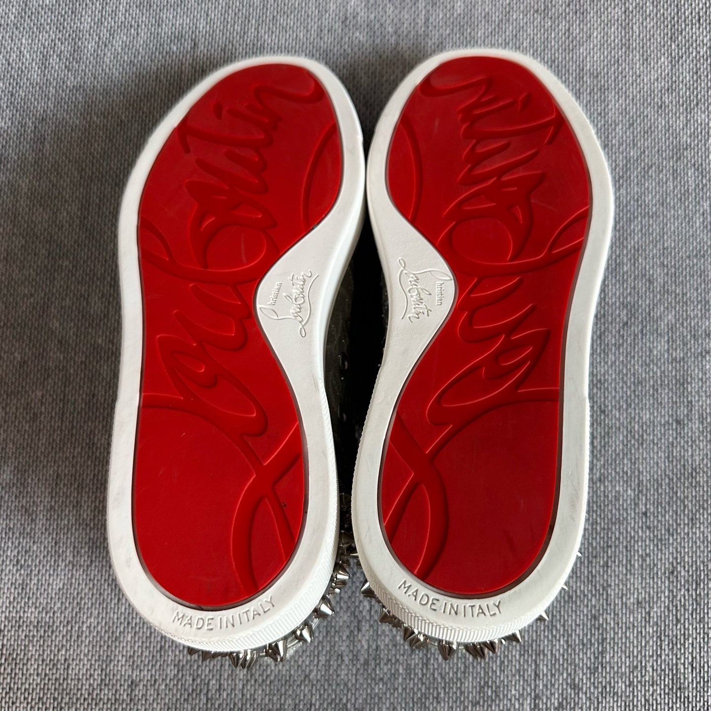 空白 Silver Skate shoes