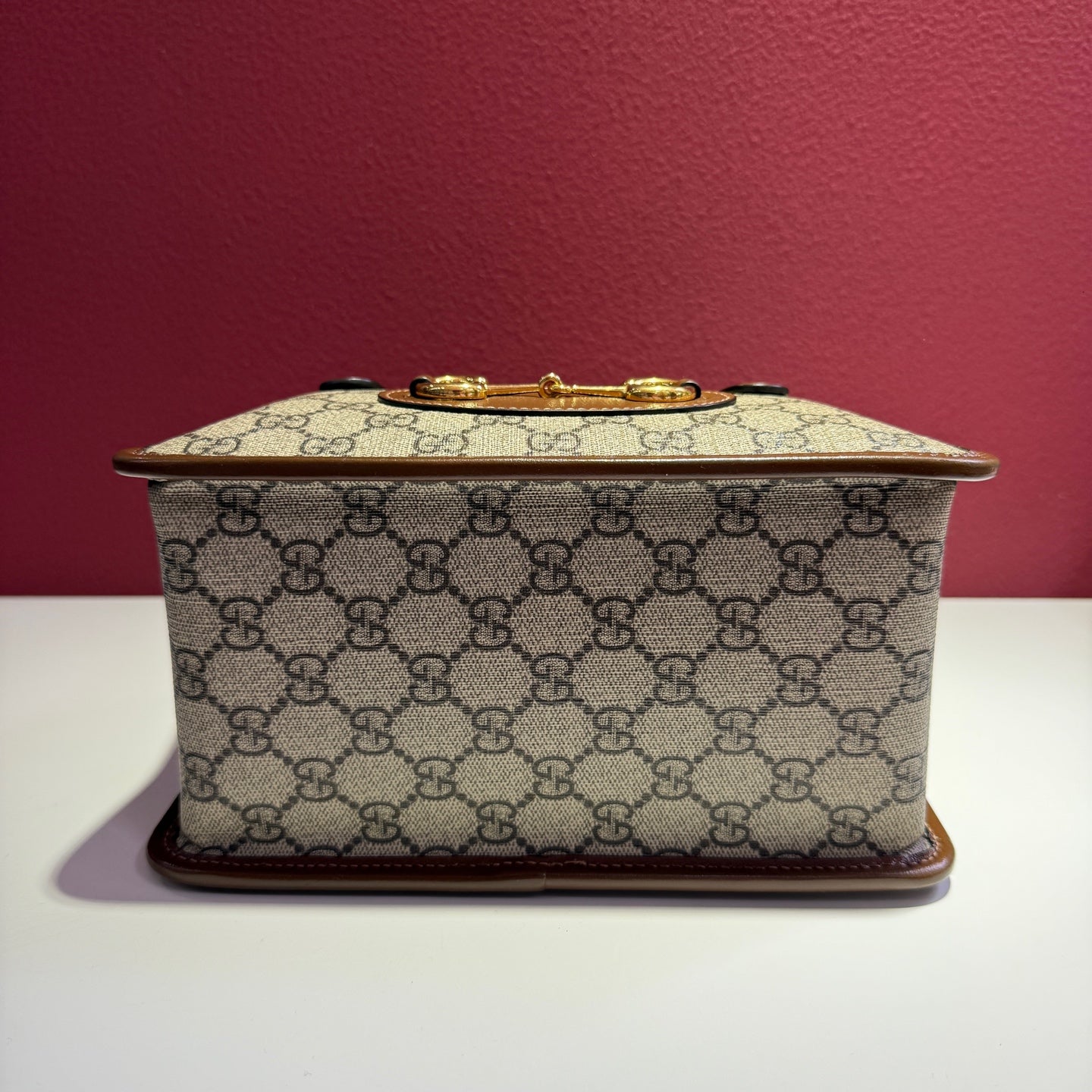 Gucci Gucci Horsebit 1955 Collection Canvas Crossbody 645453-92TCG-8563