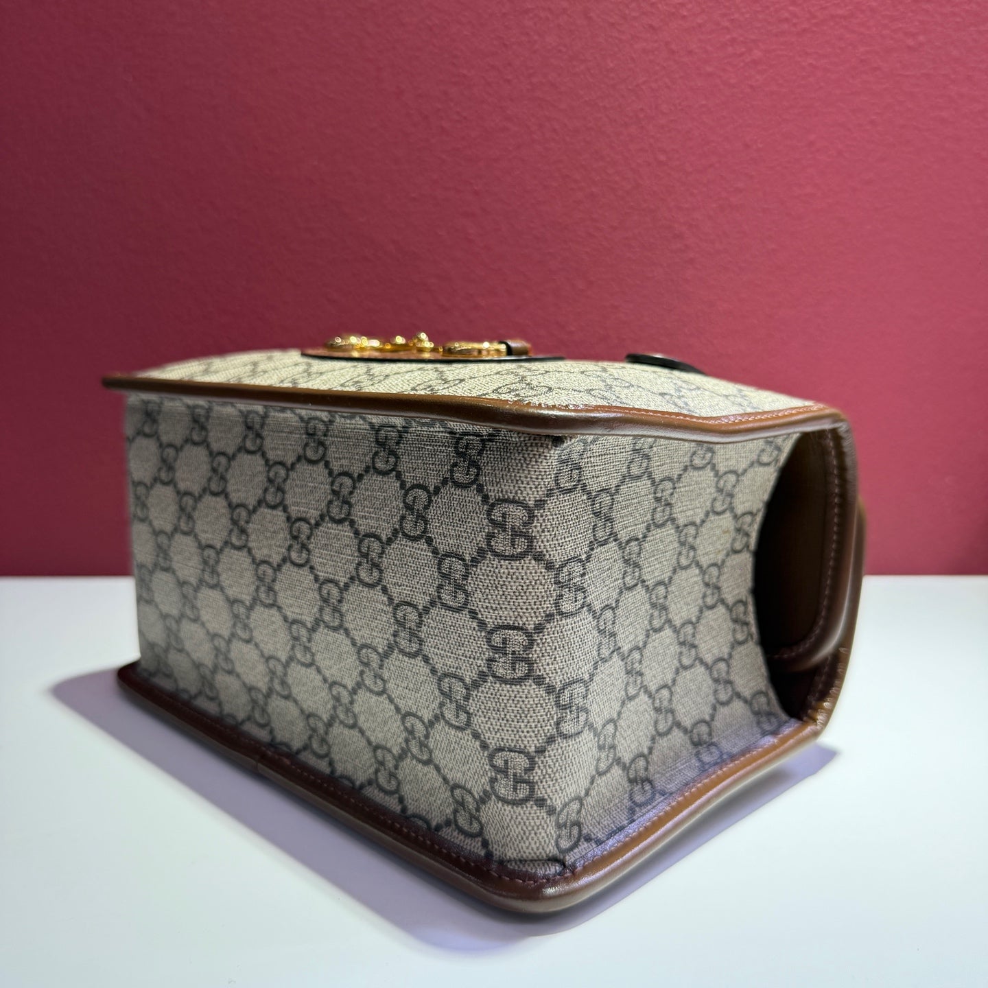 Gucci Gucci Horsebit 1955 Collection Canvas Crossbody 645453-92TCG-8563