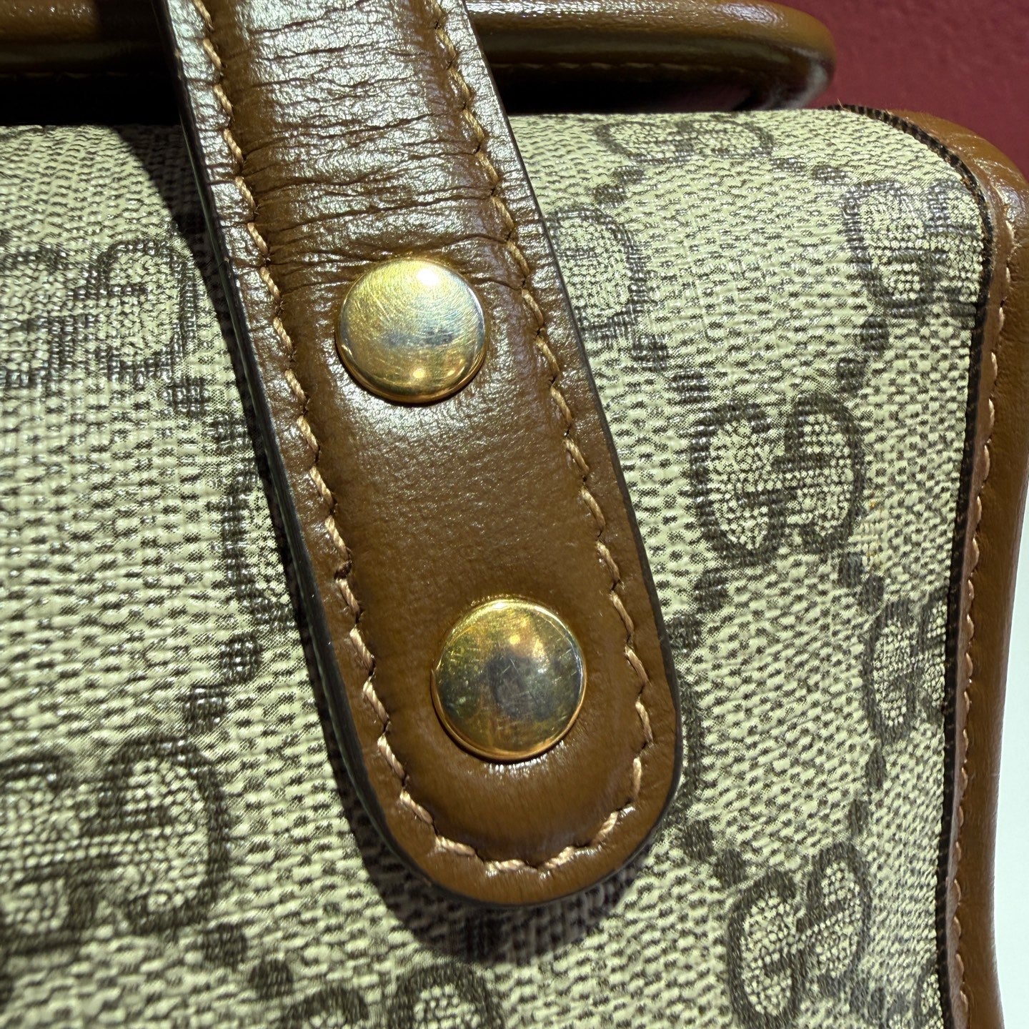Gucci Gucci Horsebit 1955 Collection Canvas Crossbody 645453-92TCG-8563