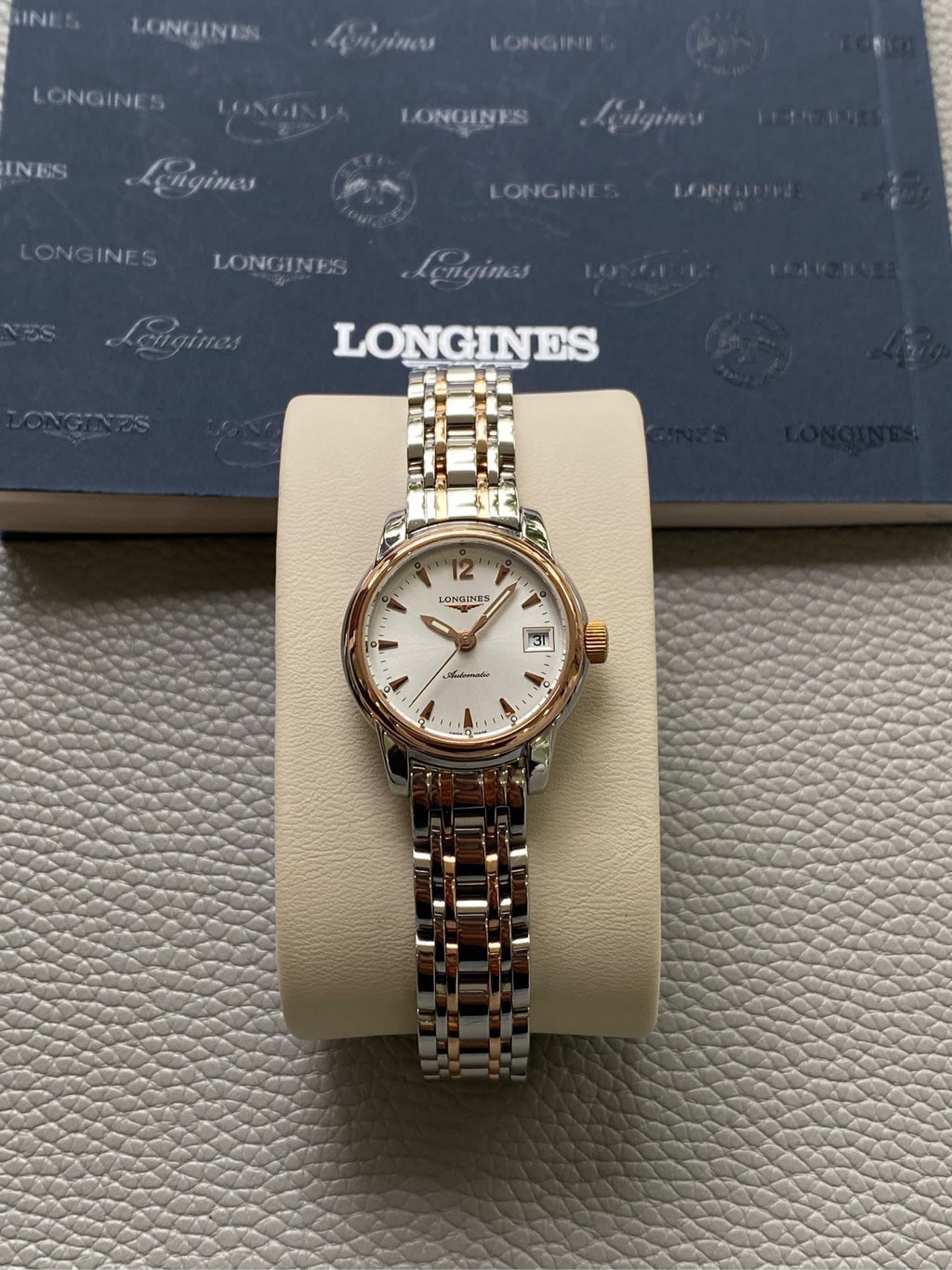 Longines Rose gold Automatic (self-winding) watch