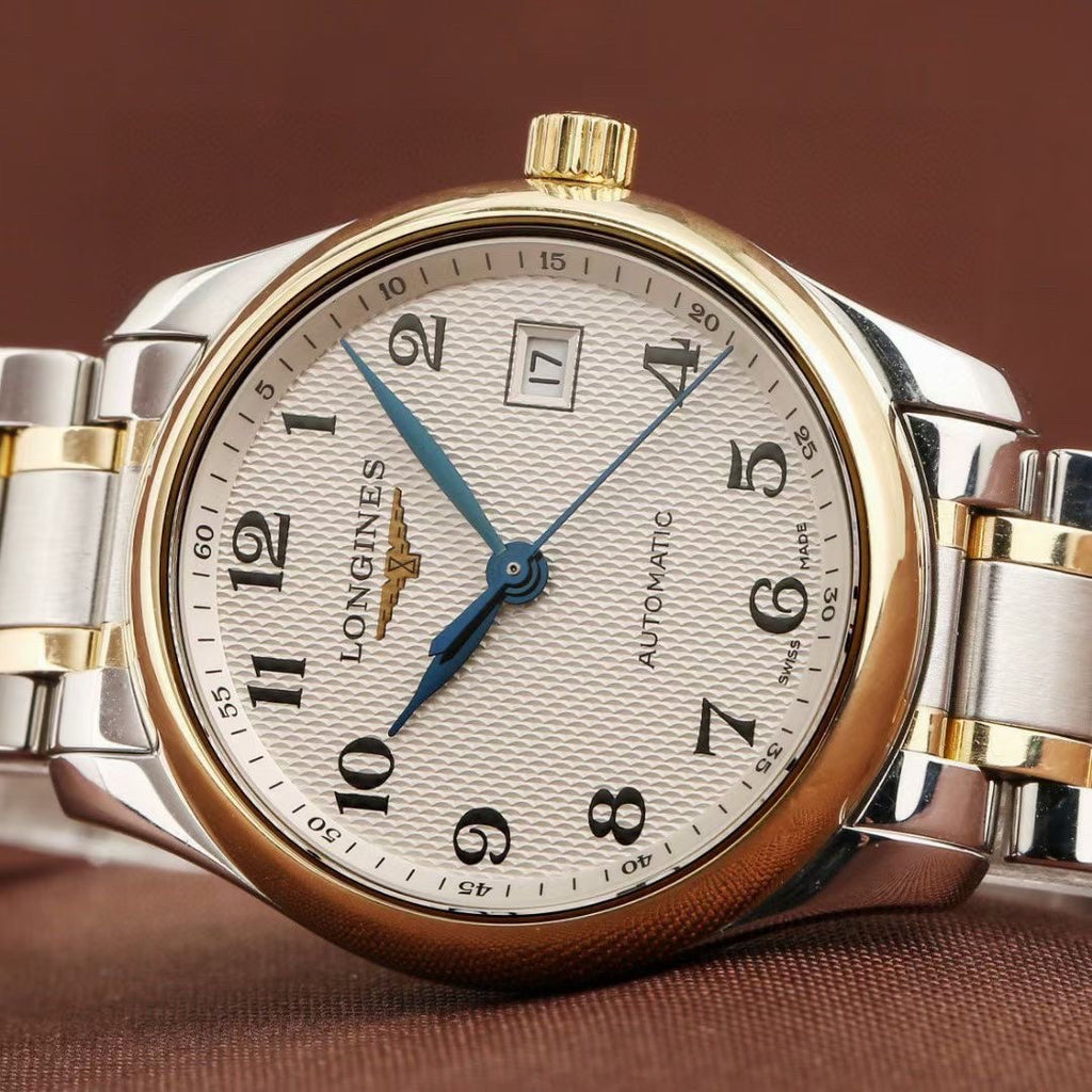 Longines White Automatic (self-winding) watch