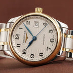 Longines White Automatic (self-winding) watch