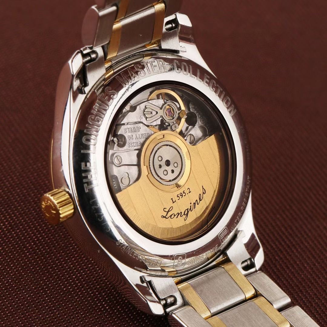 Longines White Automatic (self-winding) watch