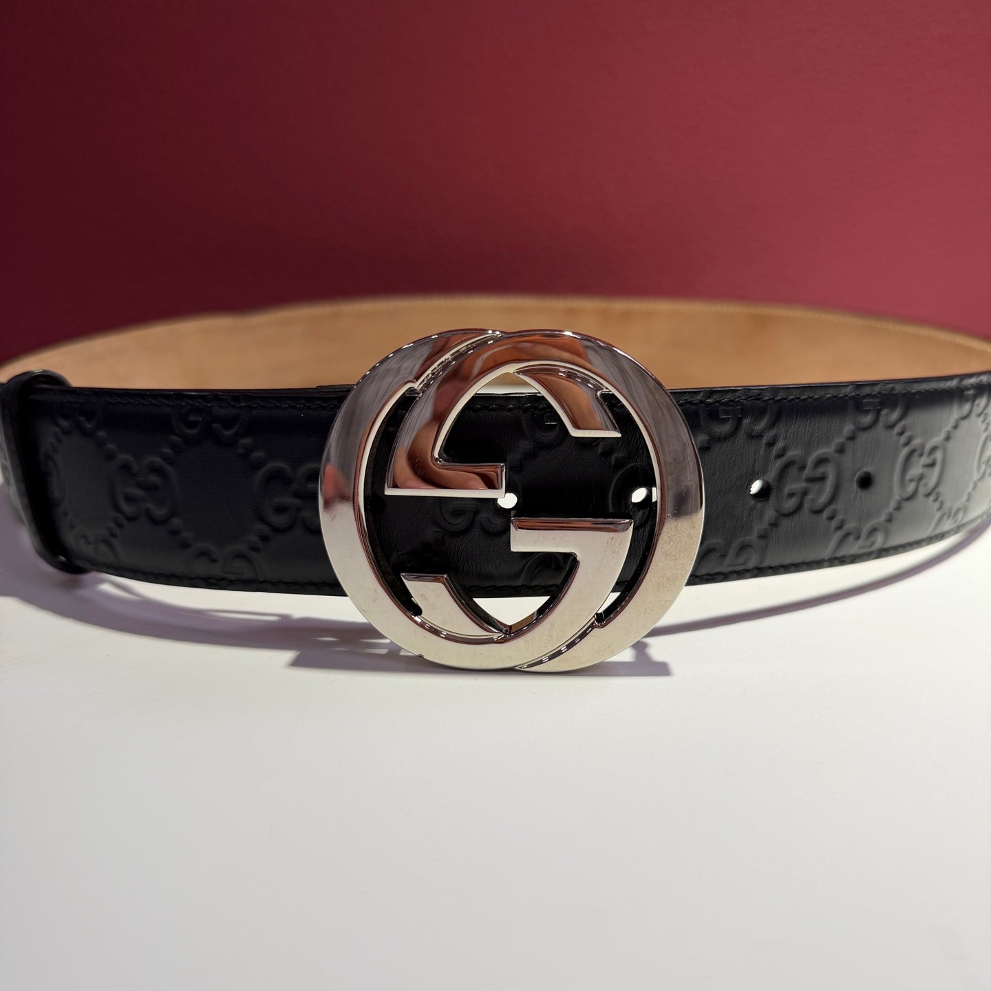 Gucci Black Belt