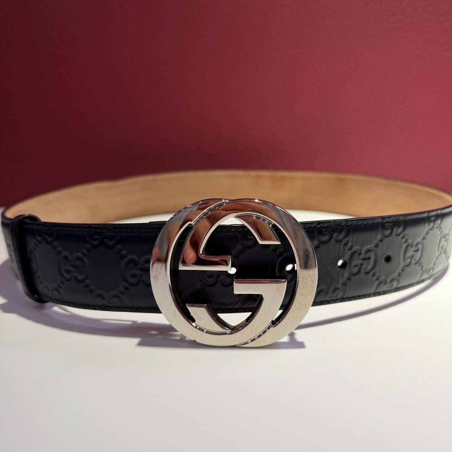 Gucci Black Belt