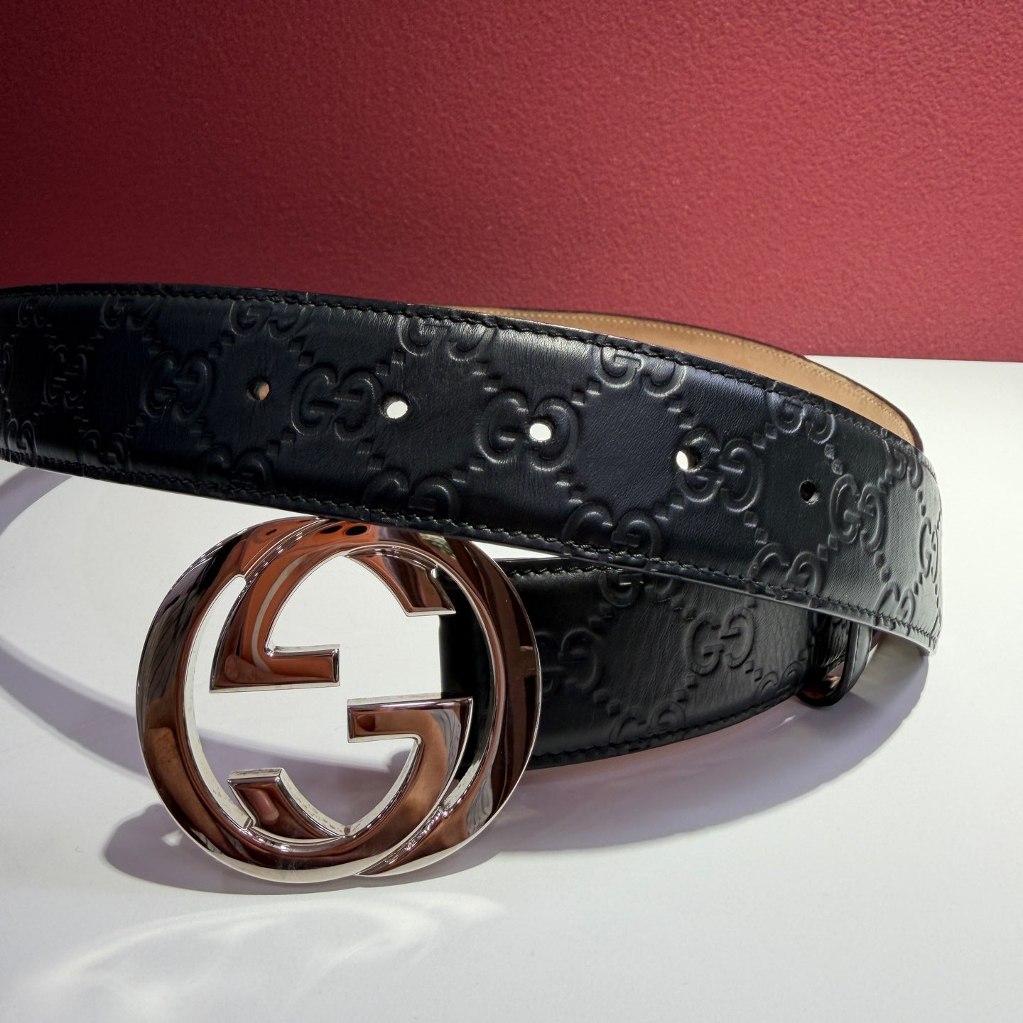 Gucci Black Belt