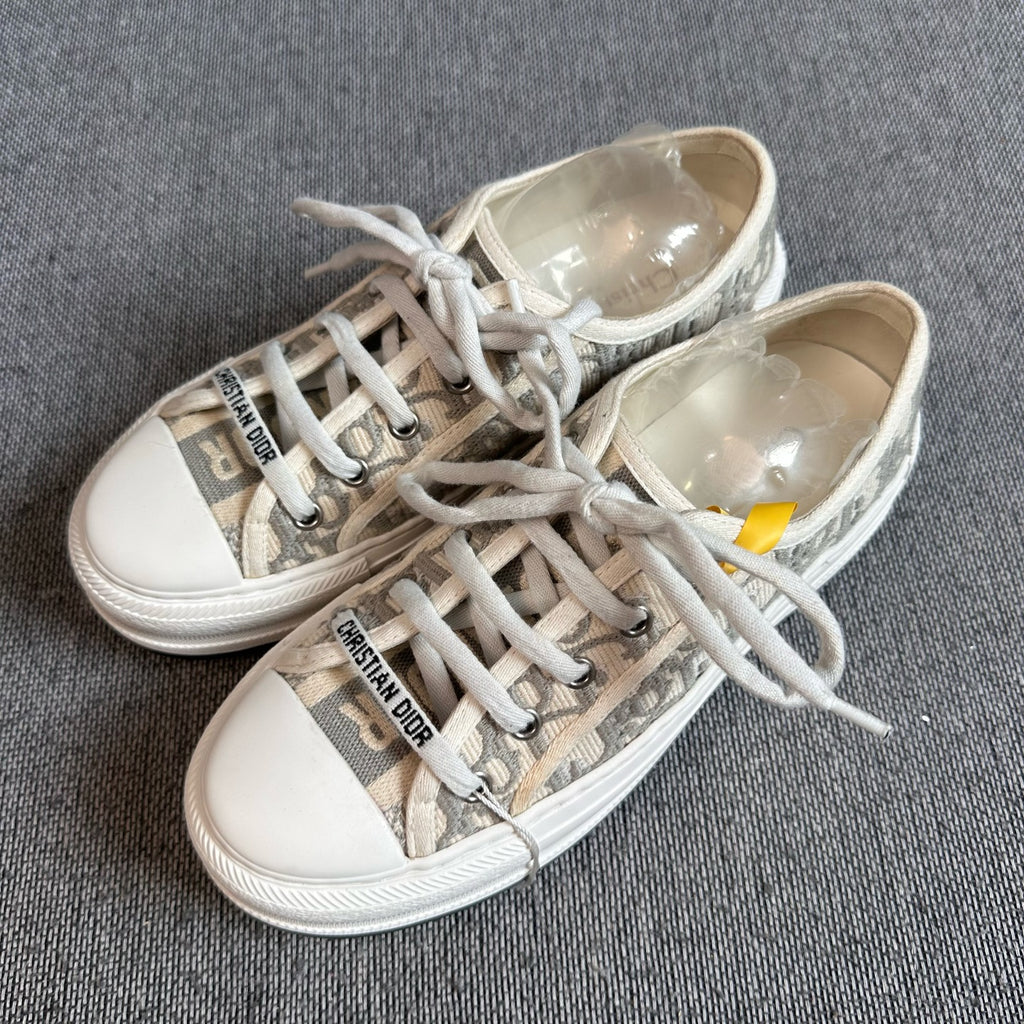 Dior Cotton Gray Platform shoes