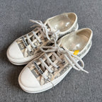 Dior Cotton Gray Platform shoes