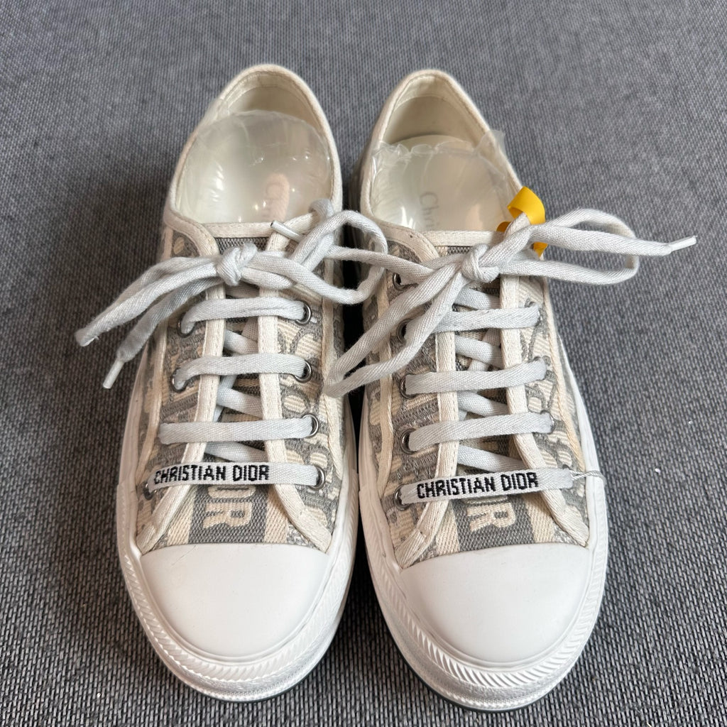 Dior Cotton Gray Platform shoes