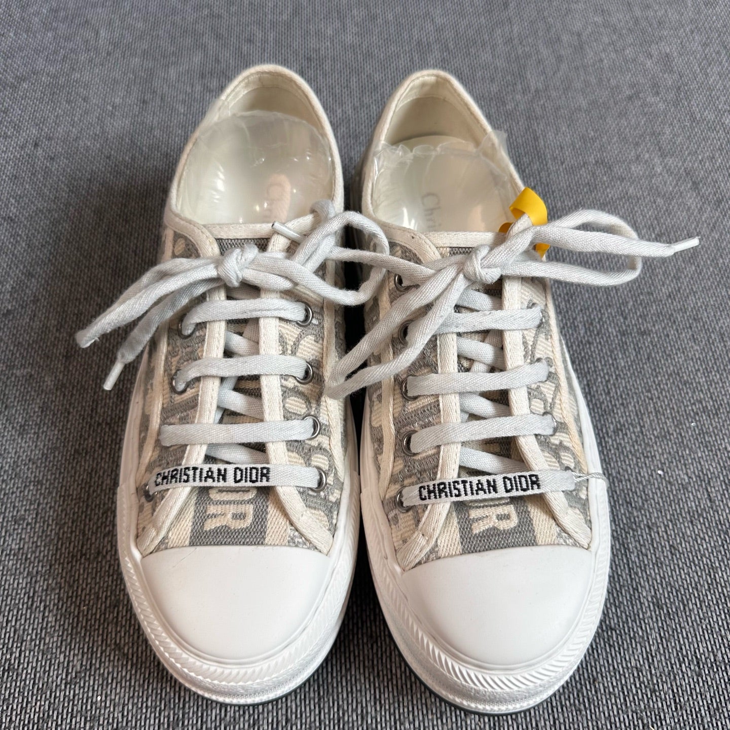 Dior Cotton Gray Platform shoes