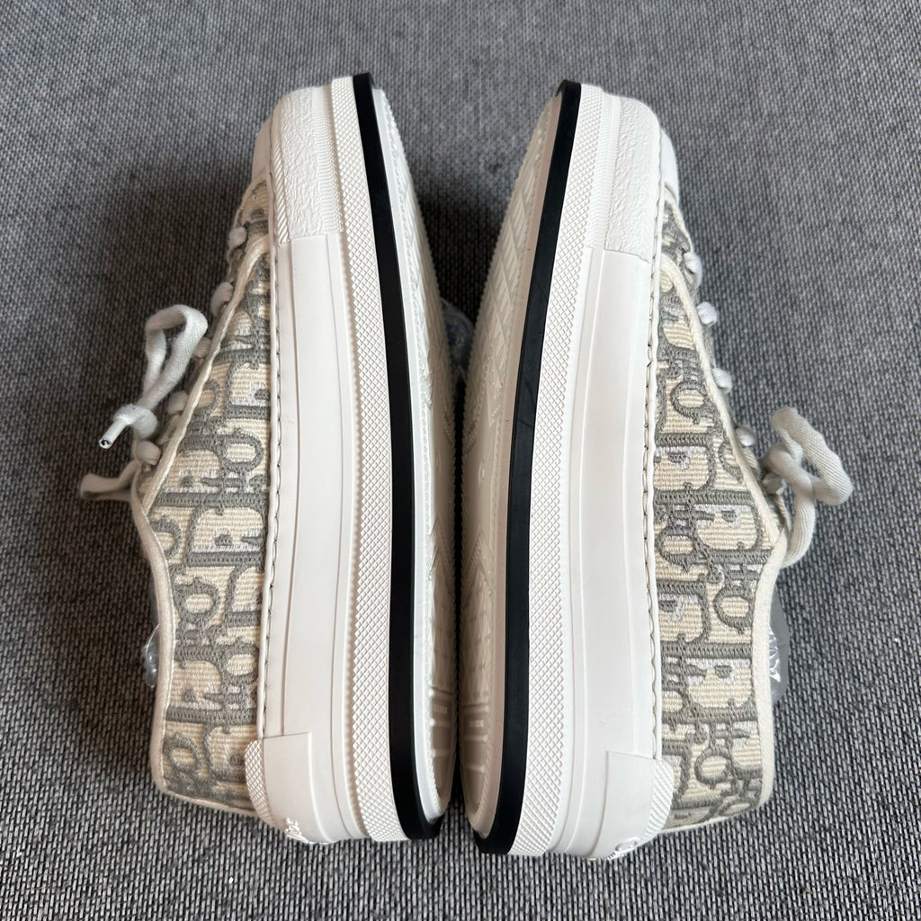 Dior Cotton Gray Platform shoes