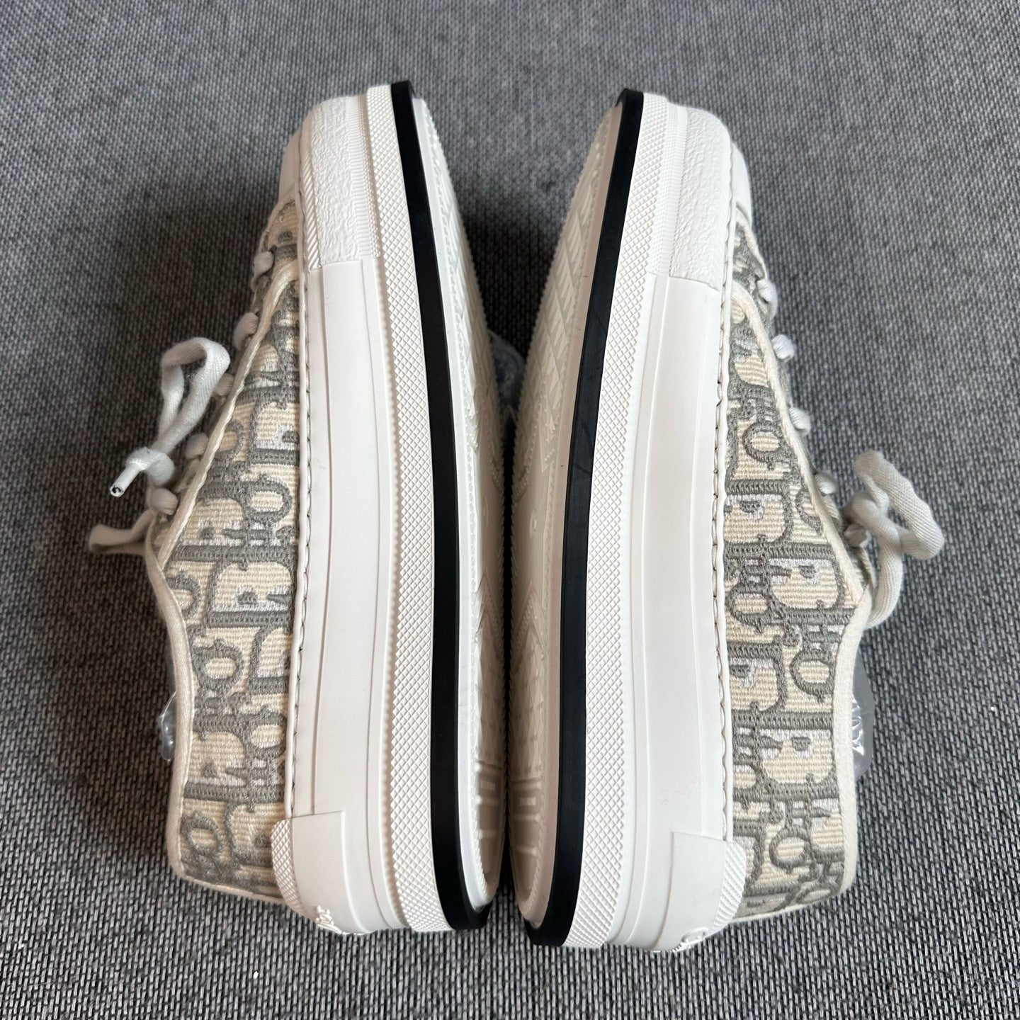 Dior Cotton Gray Platform shoes