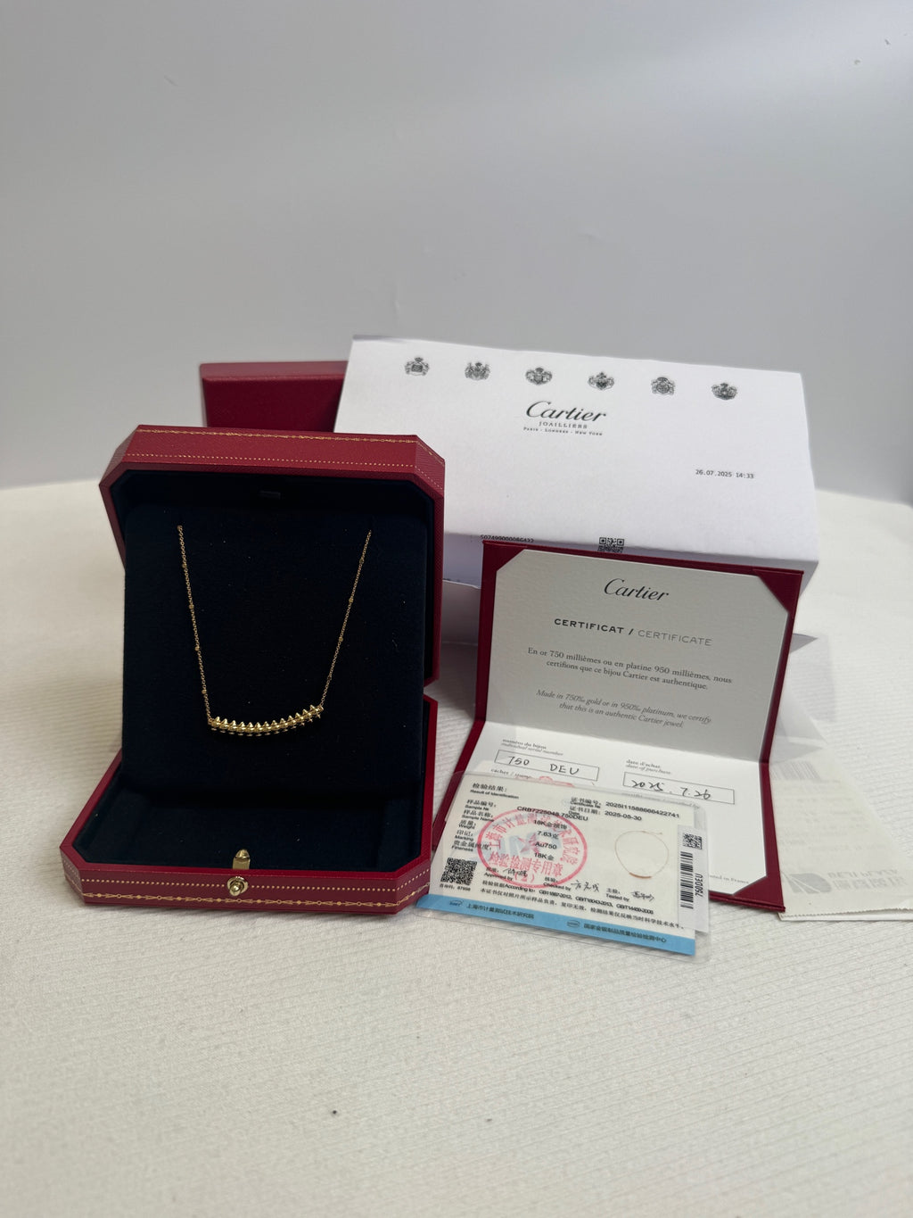 Cartier Gold Necklace