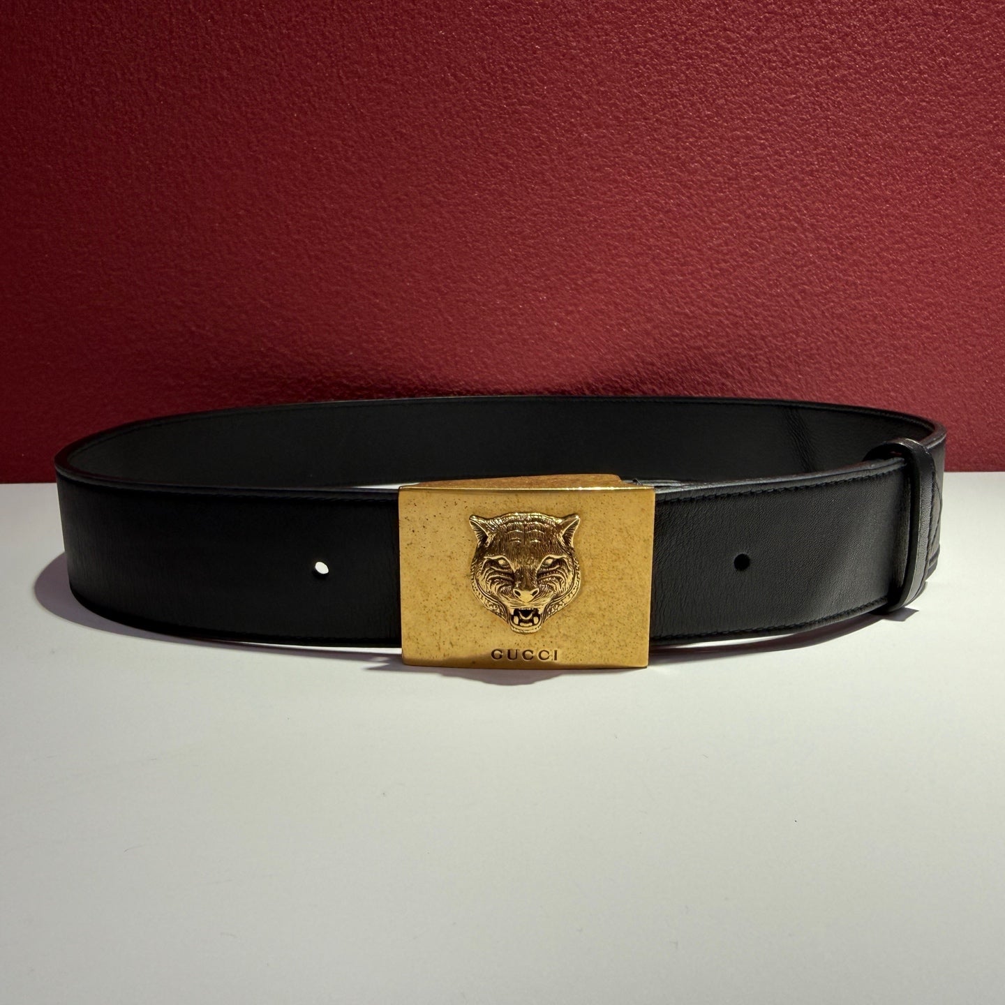 Gucci Black Belt